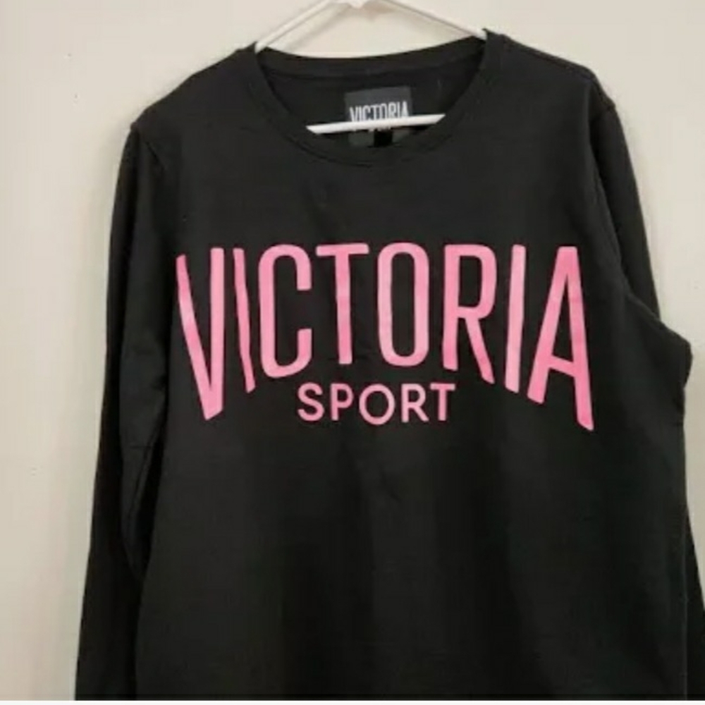 Victoria's Secret Sport Black and Pink Top
